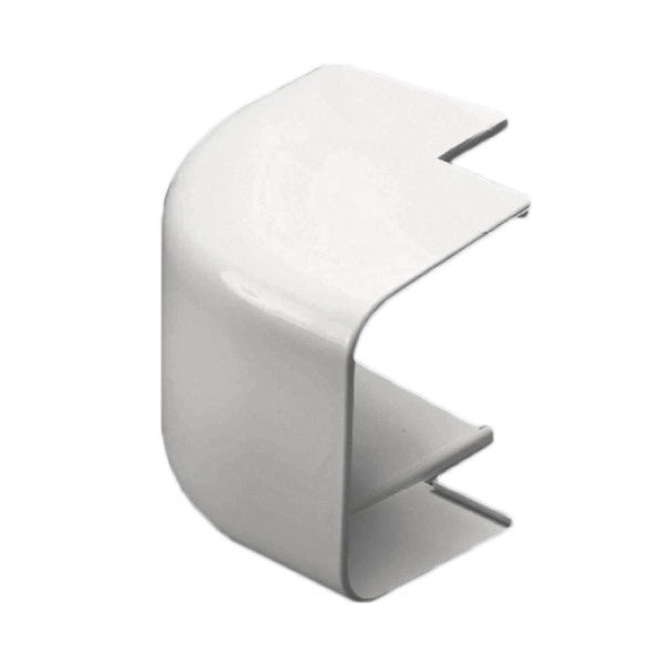 RACCORDO ANGOLO ESTERNO PER CONDIZIONAMENTO IN PVC - 90XH65 MM  - GIS
