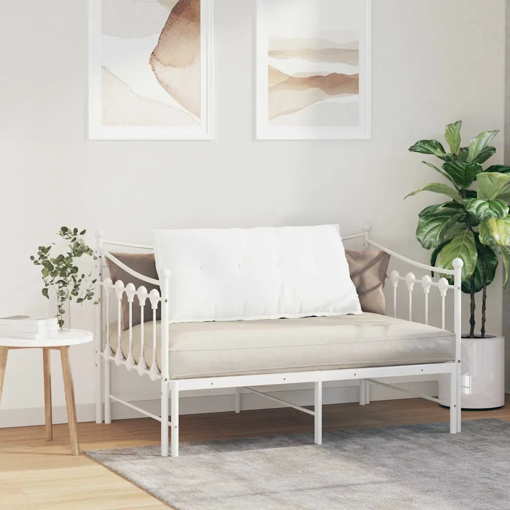 Cuscino per Schiena Bianco 100 x 19 x 50 cm Tessuto 42014755