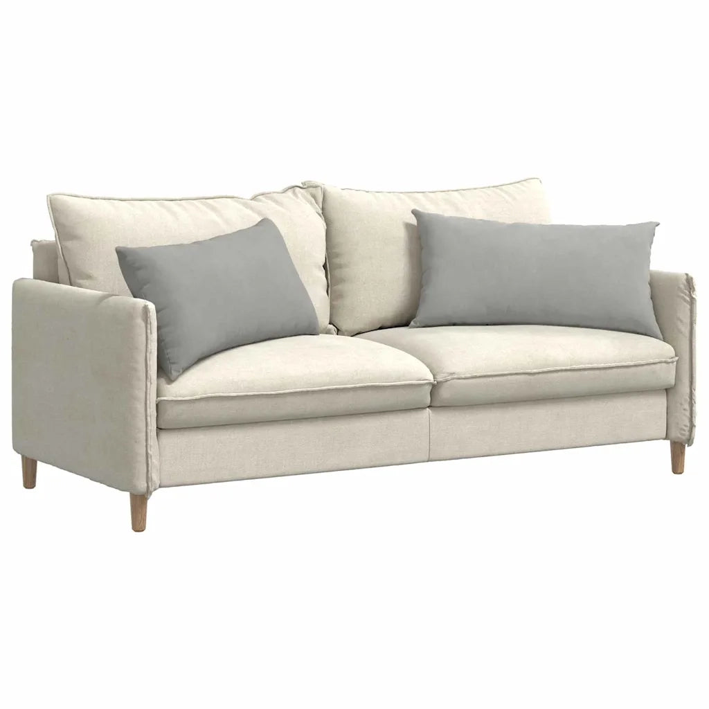 Cuscini da Divano 2 pcs Grigio chiaro 80 x 40 cm Tessuto 42013726