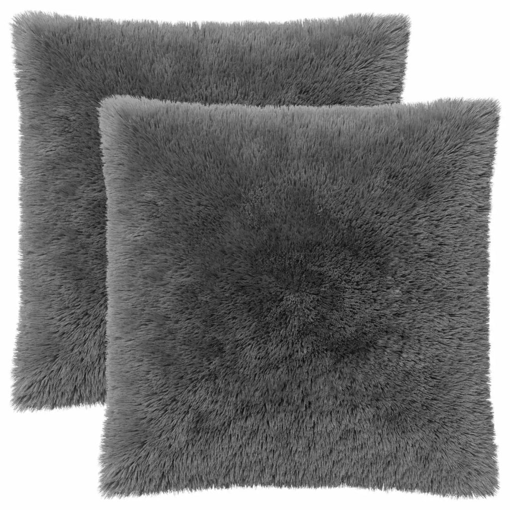 Federa 2 pcs HEERLEN Grigio Chiaro 65 x 65 cm Fleece PV 913089