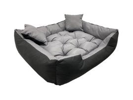 AIO FACTORY 130x105 cm ECCO Letto per cani impermeabile grigio