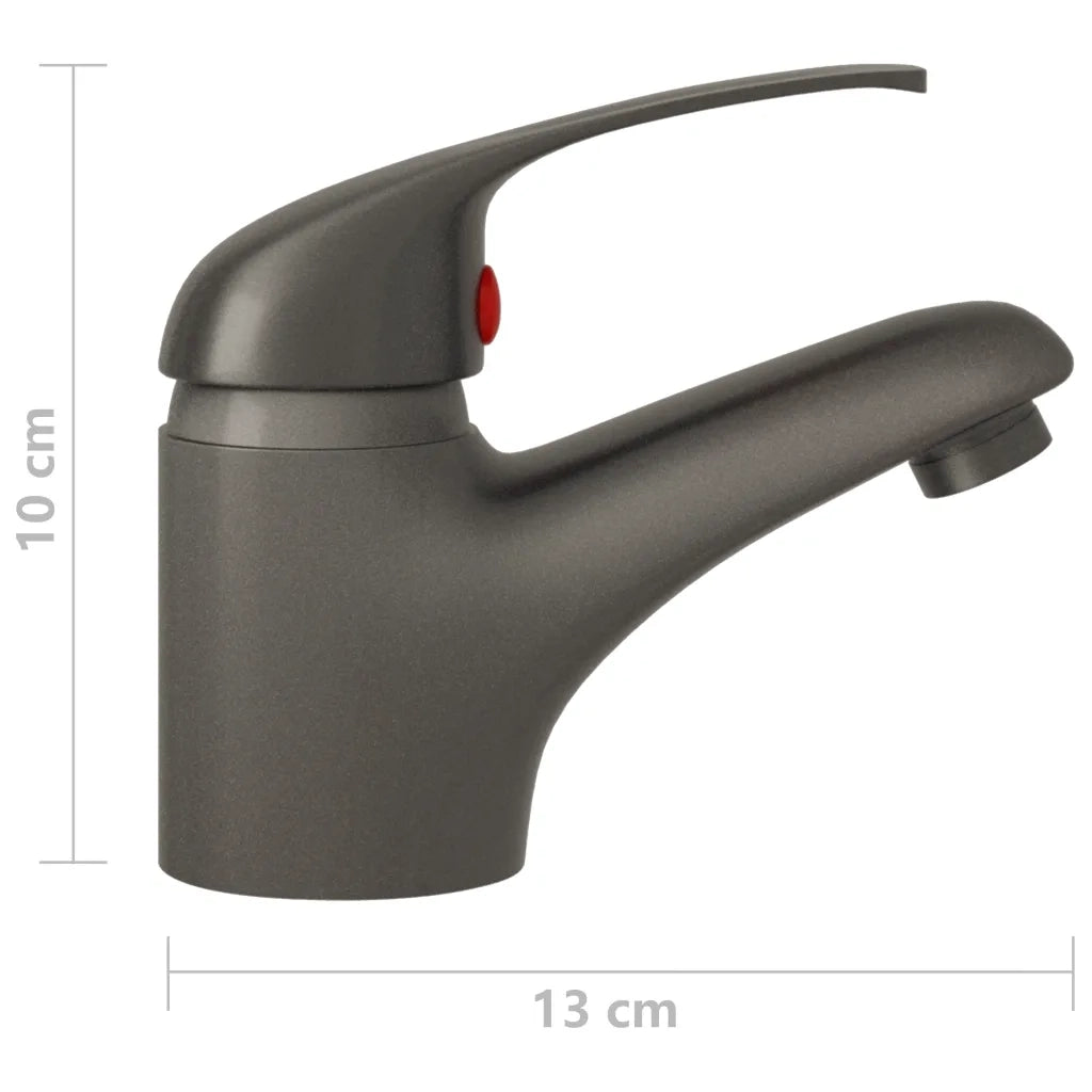Rubinetto Miscelatore Grigio 13x10 cm 149082
