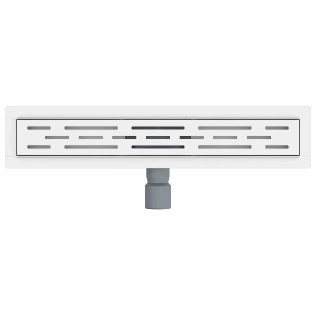 Drenaggio doccia con design a striscia Argento 50 cm 42015955
