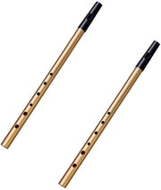Set di Flauto di Latta da 2 pezzi - Flauto di Latta in Alluminio - Flauto di Latta a 6 fori - Chiave D - Leggero e Sostenibile - Flauto di Latta