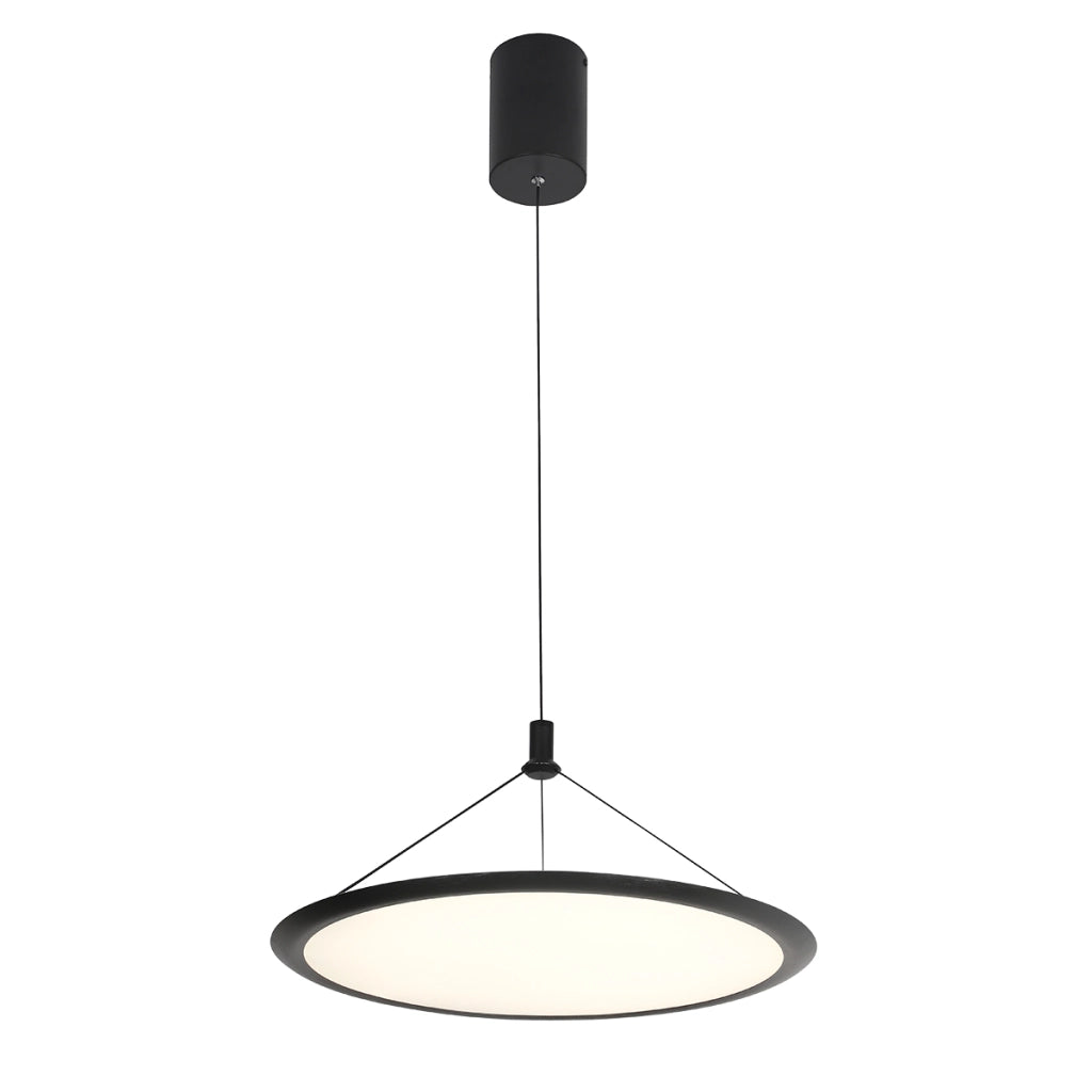 Lampada a sospensione Cabras nero/bianco LED 30W 3CCT