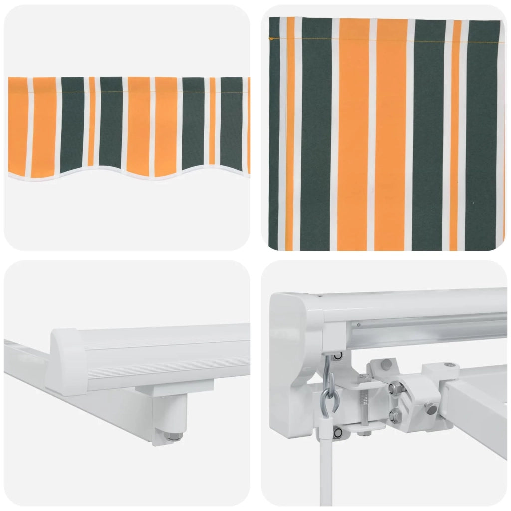 Cornice per Tenda Manuale con LED 3 x 2,5 m 3420589