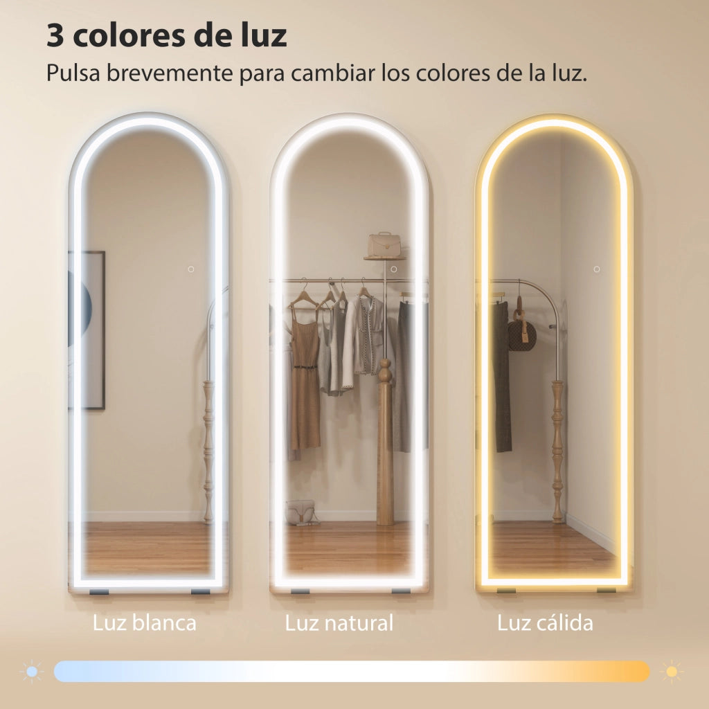 Specchio da Parete ¨C Minimal ¨C Grigio 150x50cm