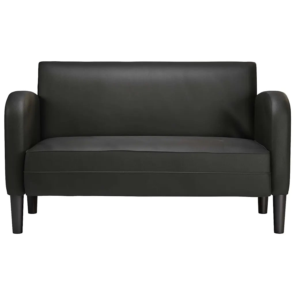 Divano Divanetto Nero 110 cm in Similpelle 4100536