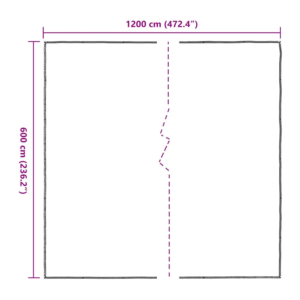 Telone Trasparente con Occhielli 6x12 m in Polietilene 4018576