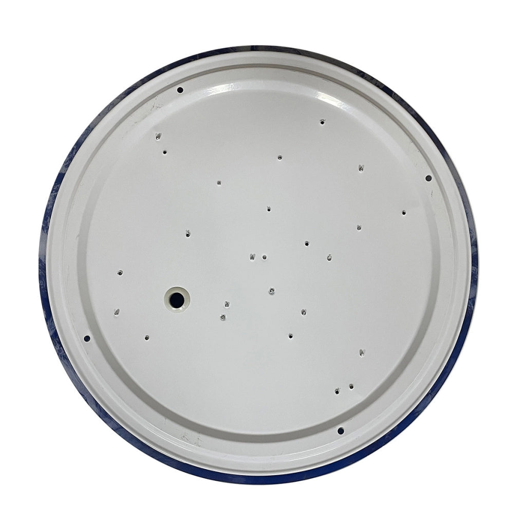 Plafoniera moderna tonda Ø33 blu/bianca LED 18W Tierra