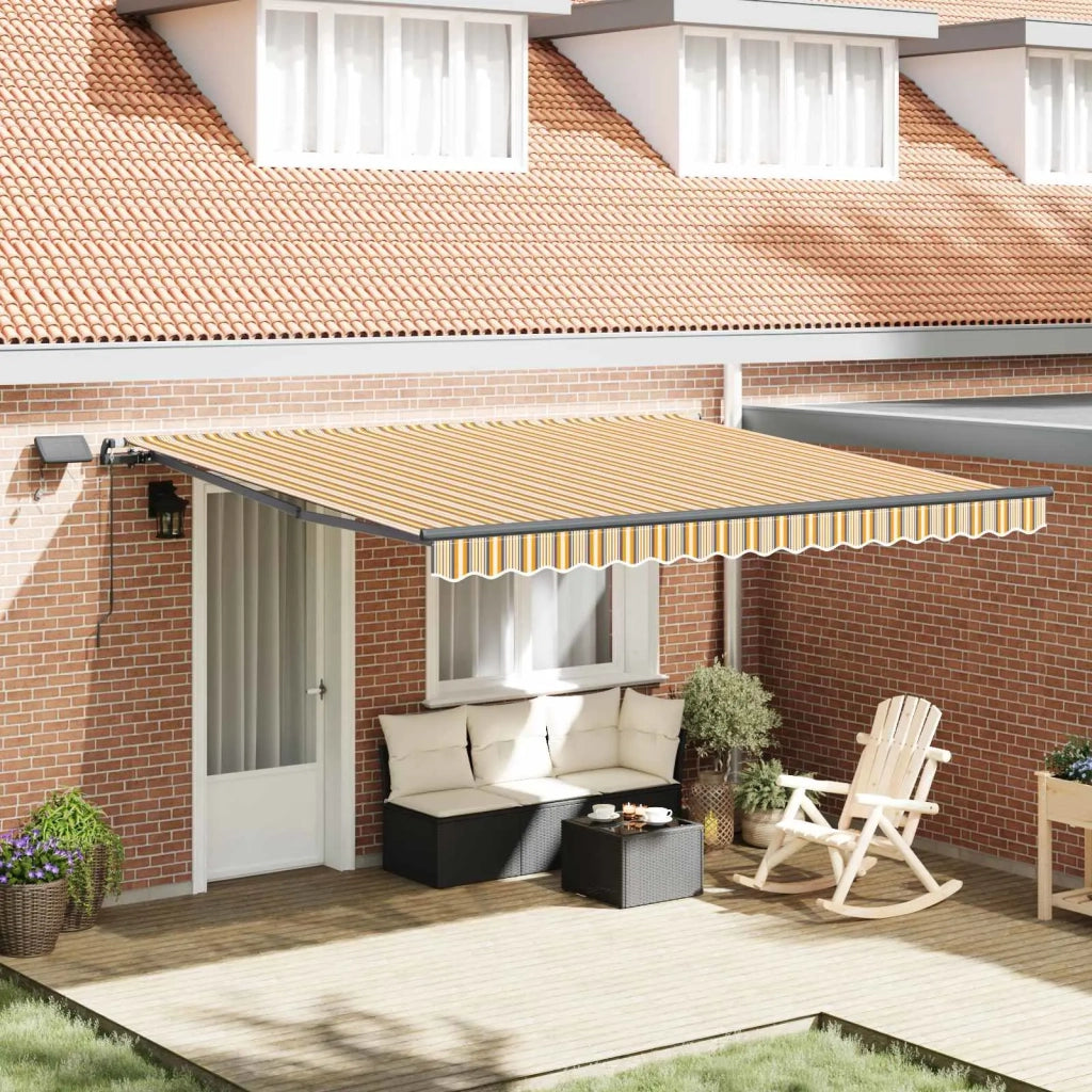 Tenda Retrattile Multicolore 400 ×350 cm Tessuto 3330772
