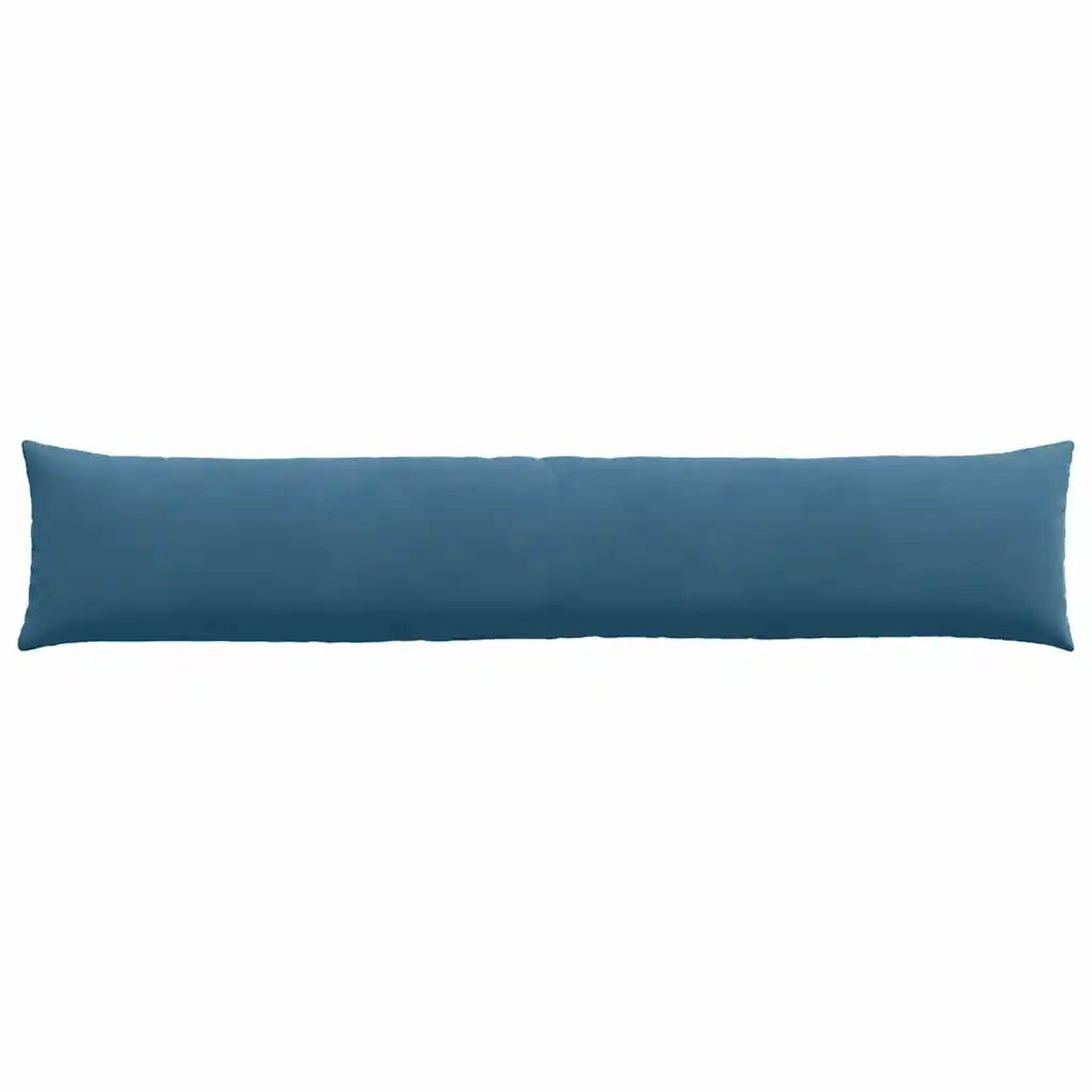 Cuscini da Divano 2 pz-Set di 2 Cuscini per Sofa Blu 200 x 40 cm Tessuto in Cords 730919