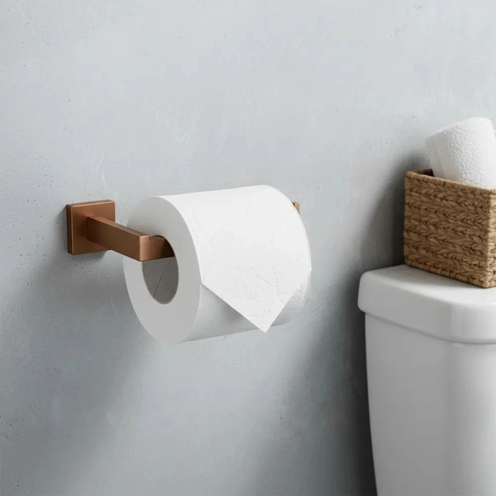 Set Accessori Da Bagno Rio Brush Copper 4 Pezzi