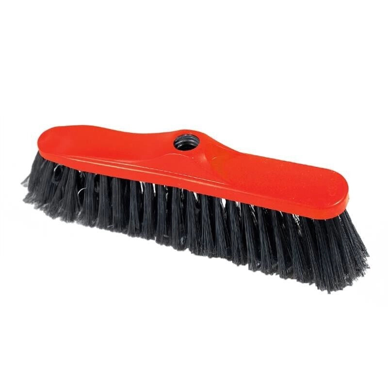 SCOPA MODELLO ANGELA CON TESTA IN PLASTICA ROSSA
