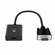 Ewent EW9866 cavo e adattatore video 0,202 m VGA (D-Sub) HDMI + 3.5mm Nero