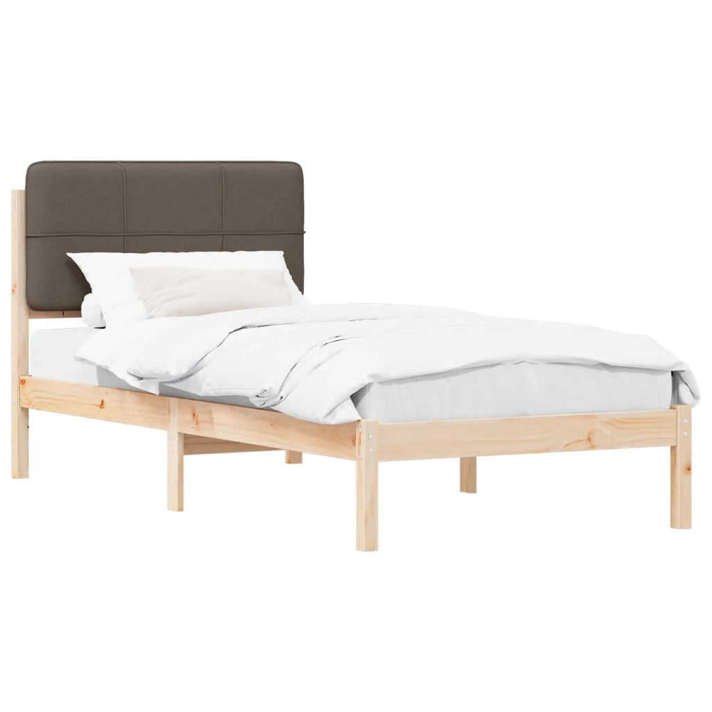 Letto con Testiera Rivestita-Struttura Letto con Testiera Talpa 100 x 200 cm Pino massello 319797