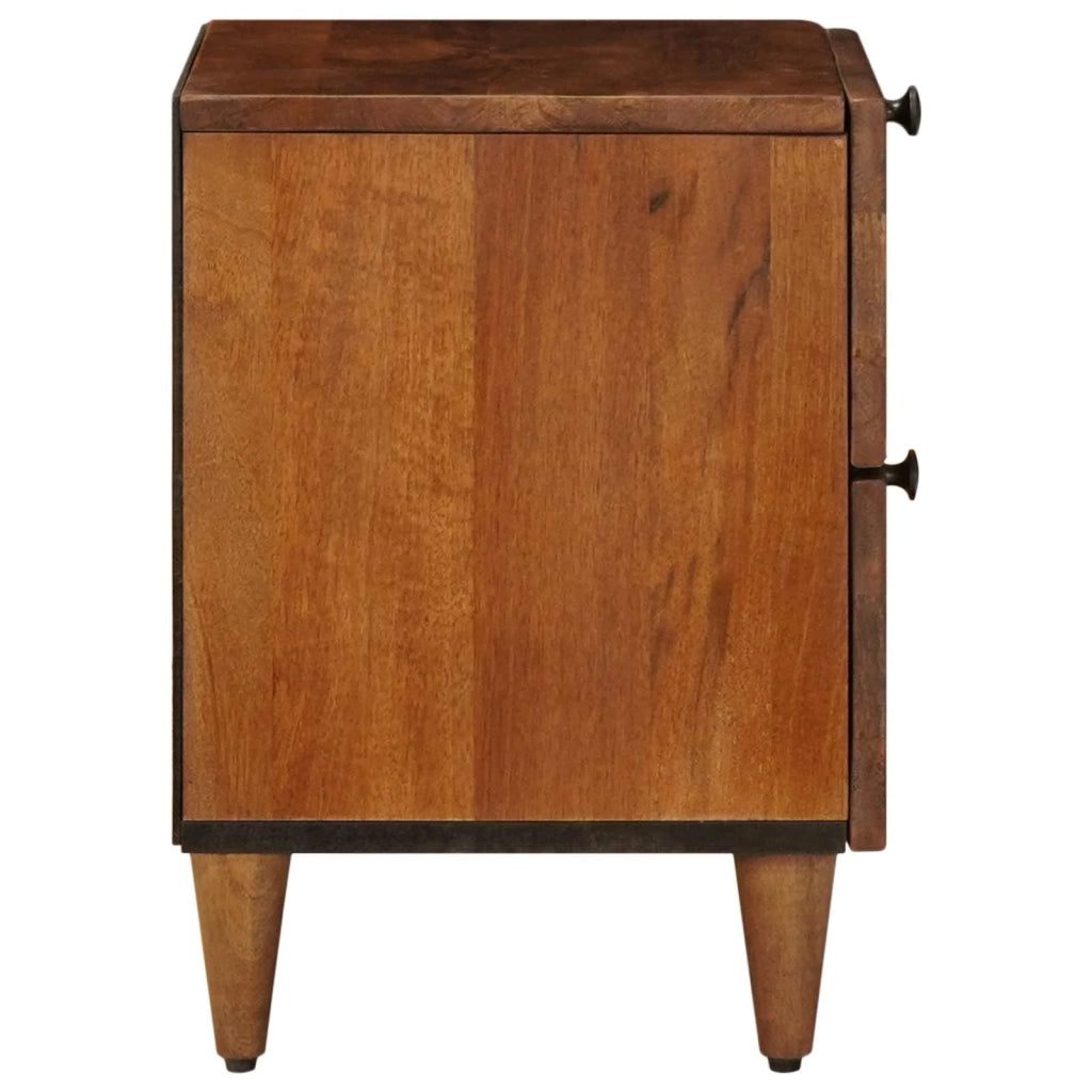 Comodino | Armadio da Notte | Mobiletto da notte con cassetto Marrone 40 x 33 x 46 cm