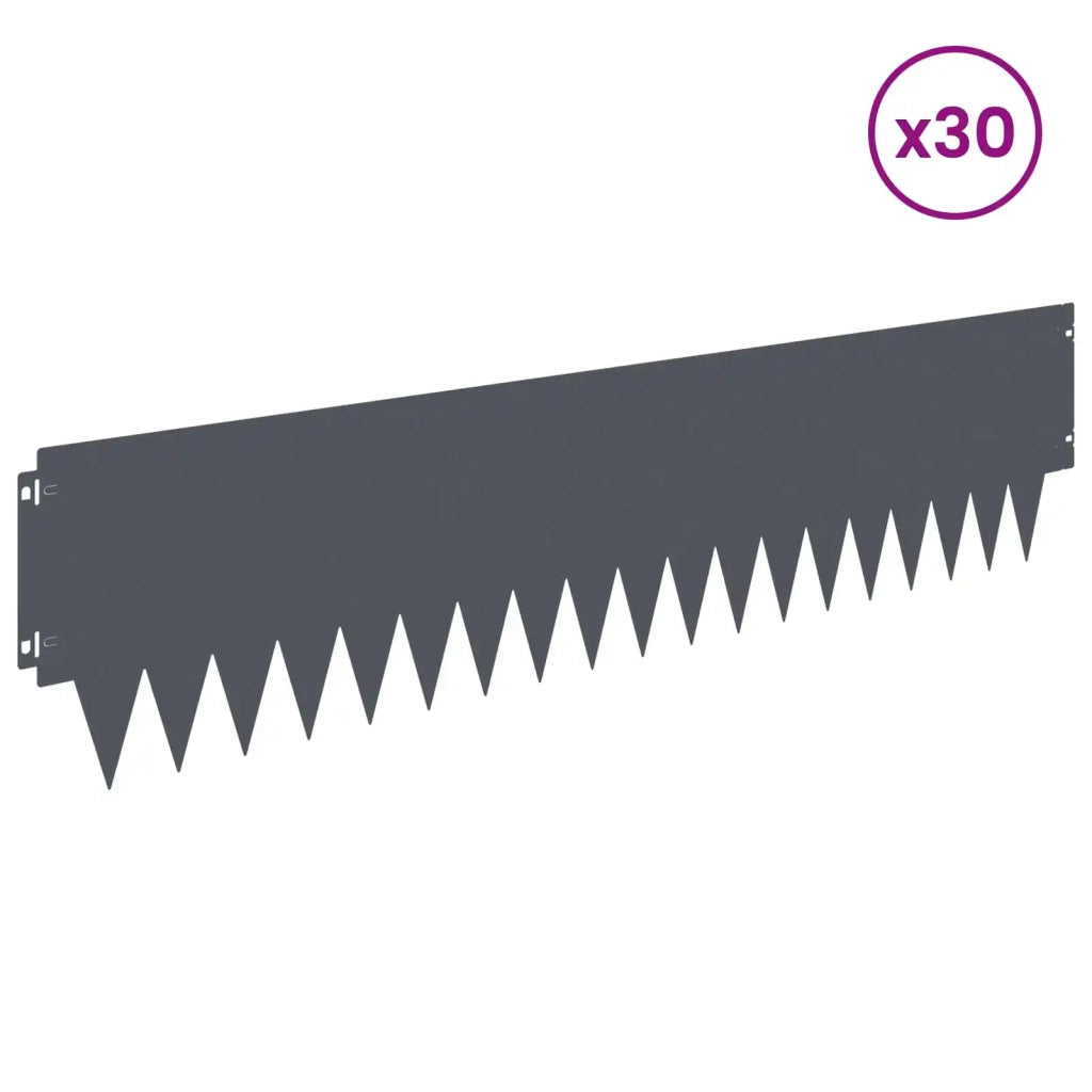 Bordura per Prato 30 pcs metallo 8008295