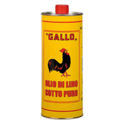 12pz olio di lino cotto puro lt 1 gallo cod:ferx.902376nlm