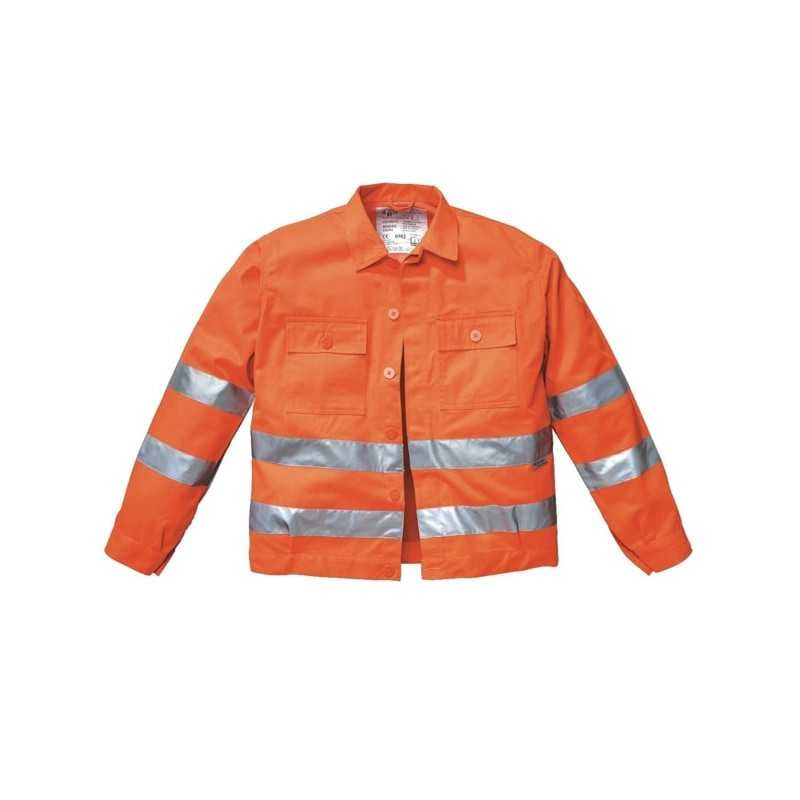 Giubbino Alta Visibilita' Reflex Arancio 54