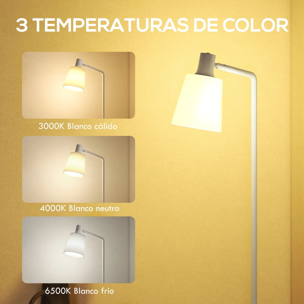 Lampada da Terra LED Dimmerabile ¨C Xylo ¨C 3 Temperature Colore 3000K-6500K Bianco E27
