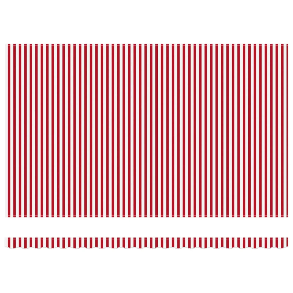 Tenda Retrattile Rosso e Bianco 500 × 350 cm 3331499
