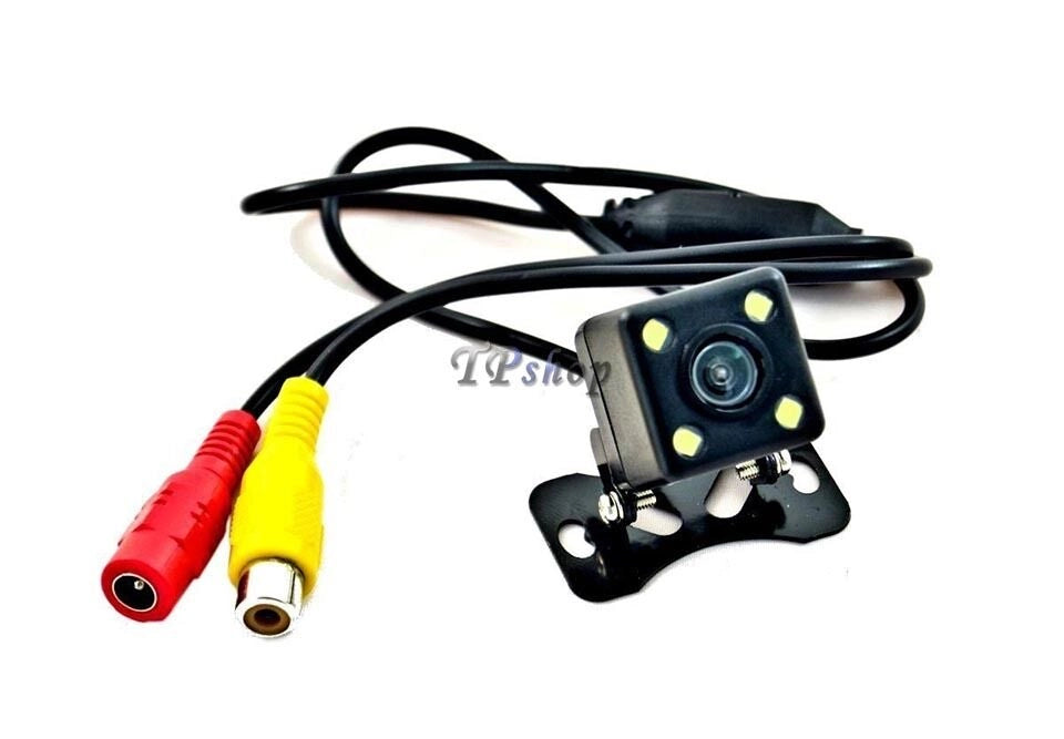 CAMERA TELECAMERA RETROMARCIA AUTO CAMPER 4 LED 420TVL CON STAFFA  EI-2050