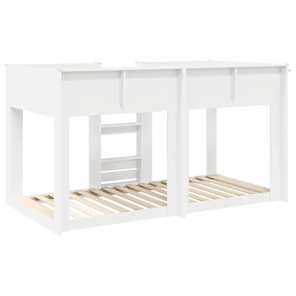 Letto a Castello per Bambini Bianco 80 x 200 cm
