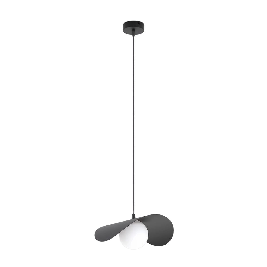 Lampada sospesa RITUAL nera bianca 1xG9 Emibig