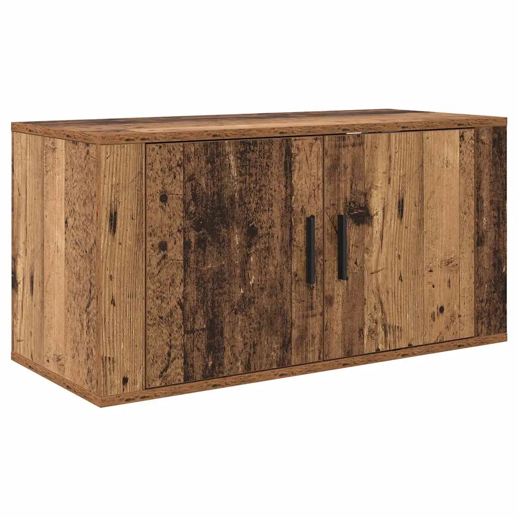 Set Mobile TV da Parete 3 pcs Legno vecchio 80 x 34,5 x 40 cm 3415565