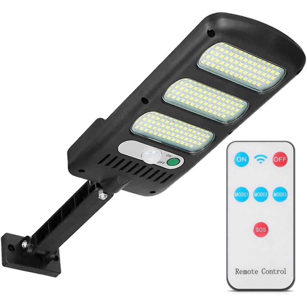 Trade Shop - Lampione Stradale Pannello Solare 213 Led Con Sensore Di Movimento E Telecomando -