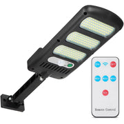 Trade Shop - Lampione Stradale Pannello Solare 213 Led Con Sensore Di Movimento E Telecomando -