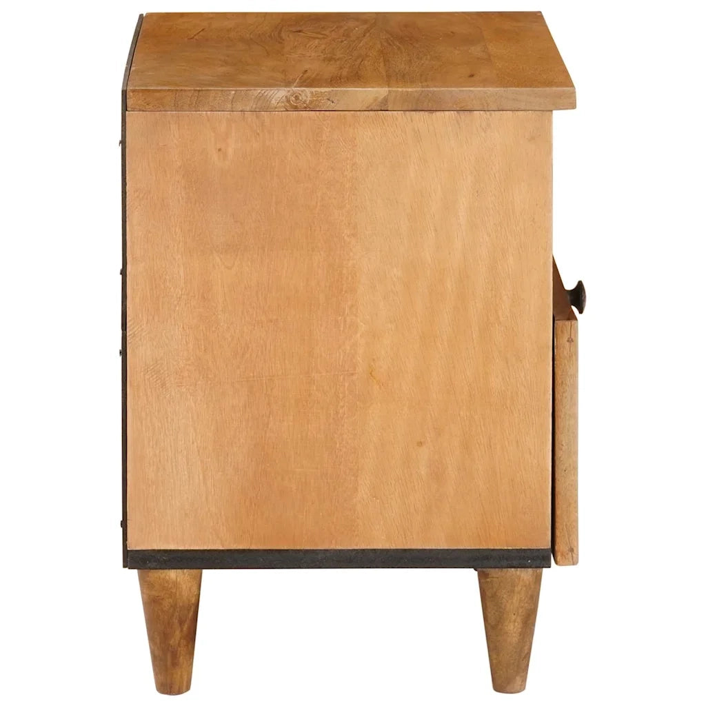 Comodino | Armadio da Notte | Mobiletto da notte Marrone Chiaro 40 x 33 x 46 cm