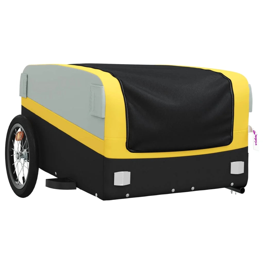 Rimorchio per trasporto biciclette 45 kg ferro giallo 02_0044143