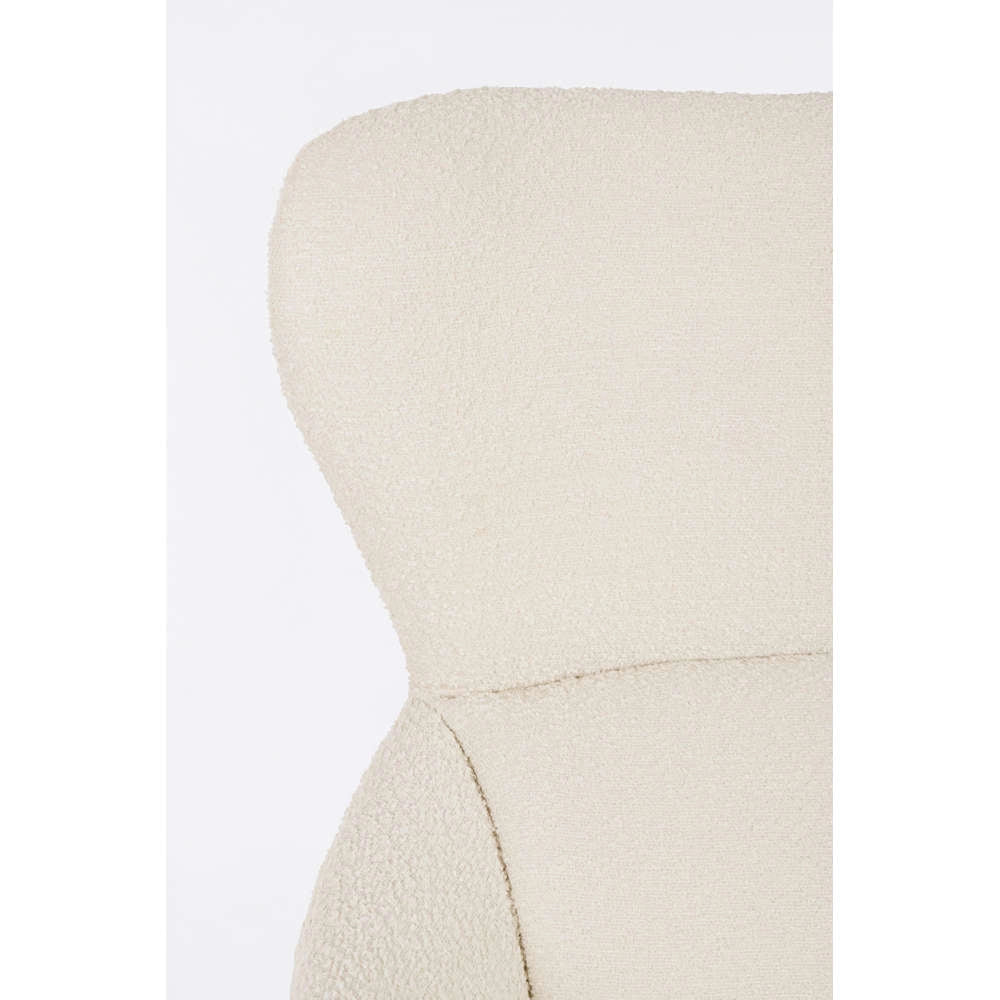 Poltrona Girevole da Ufficio Elegante Bianca Hailey Bizzotto