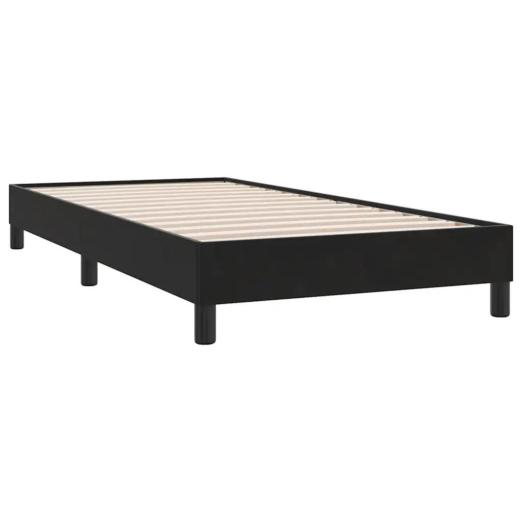 Giroletto senza Materasso Nero 90x210 cm in Velluto 4101339
