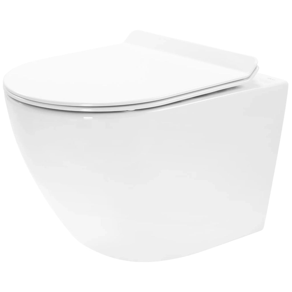 Set Wc Vaso + Bidet Carter Bianco Sospeso