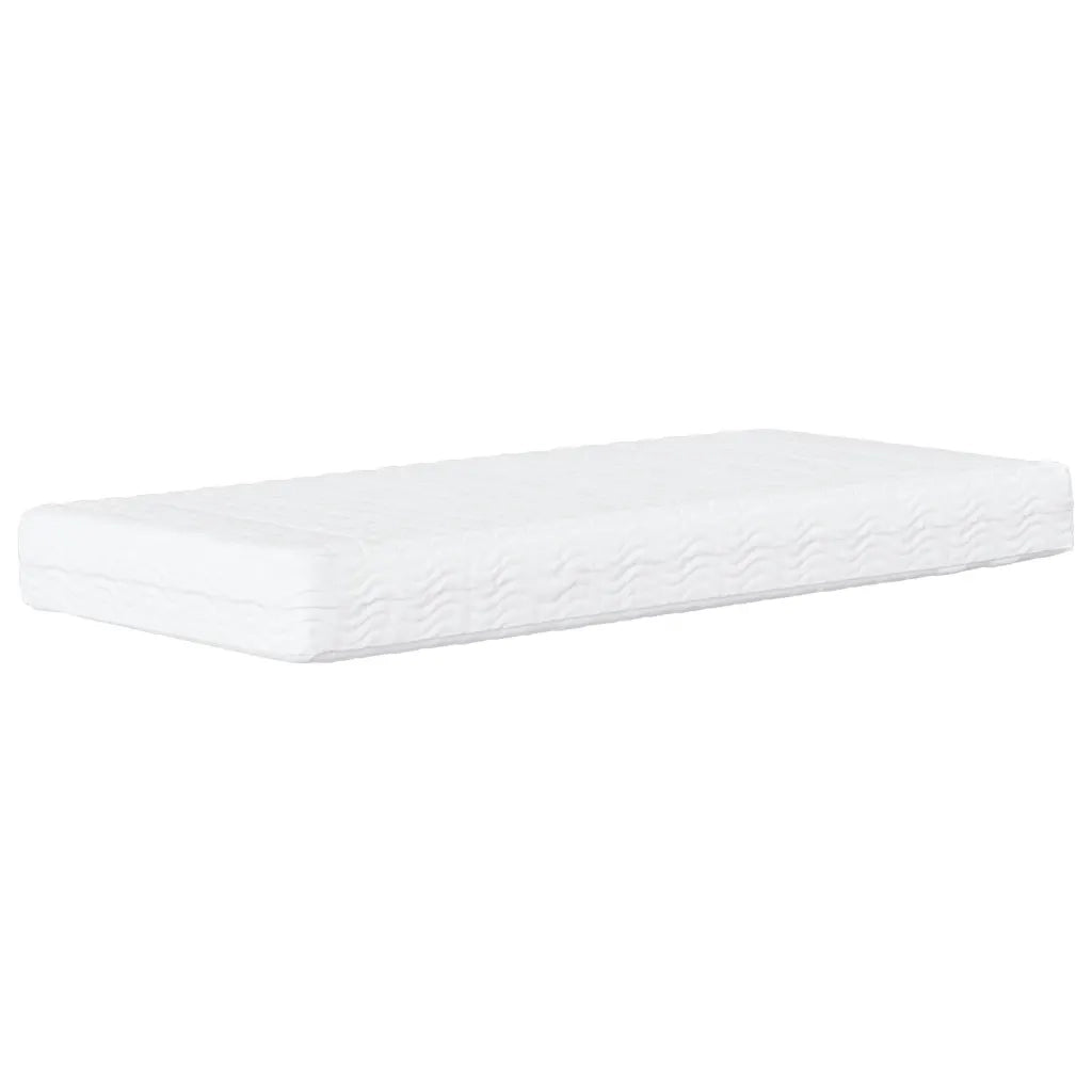 Letto Viana con Materasso Grgio 90x200 cm in Similpelle