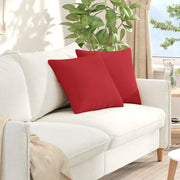 Cuscini da Divano 2 pcs Rosso 45 x 45 cm Tessuto 42013923