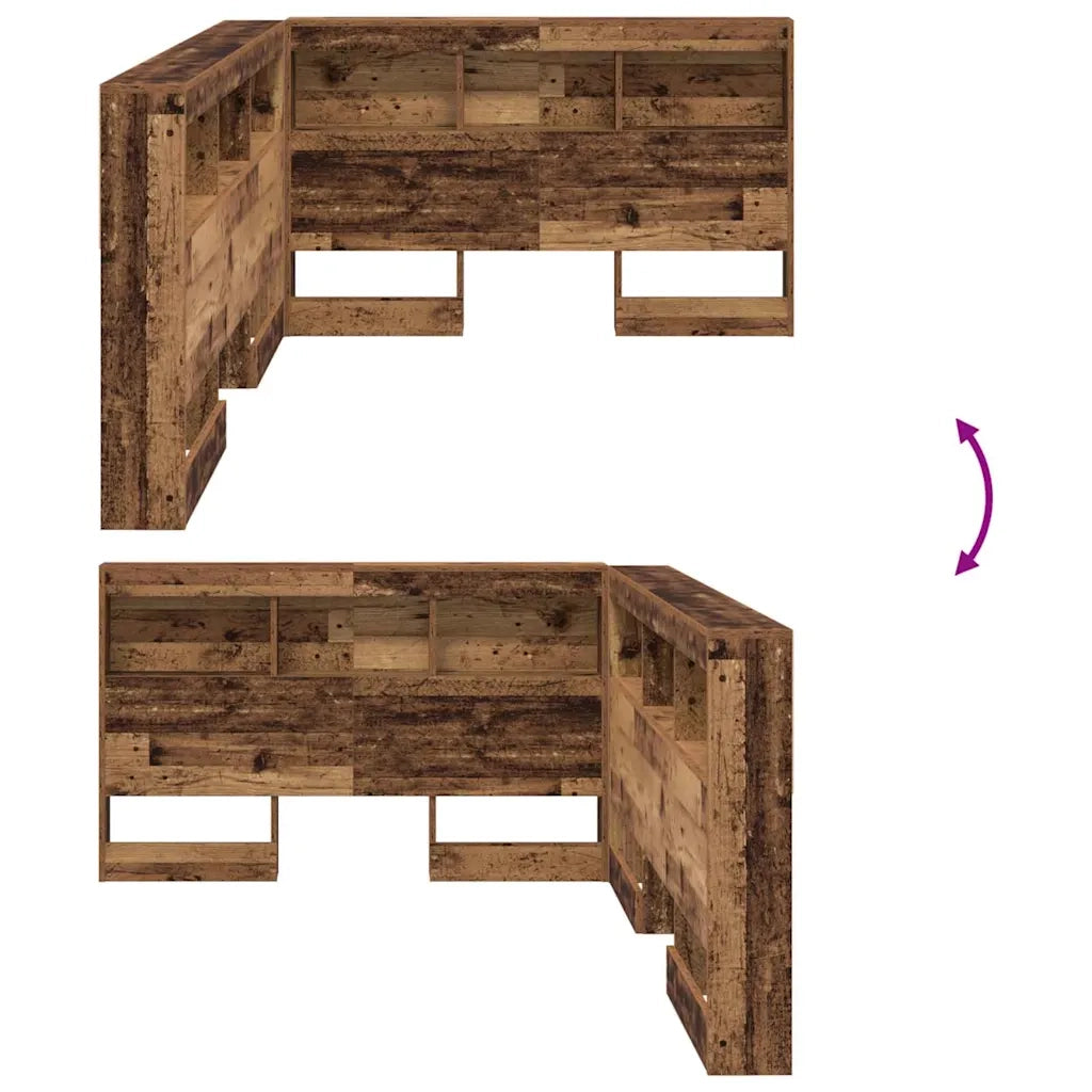 Testata contenitore Legno vecchio 207,5 x 137,5 x 76,5 cm 3335539