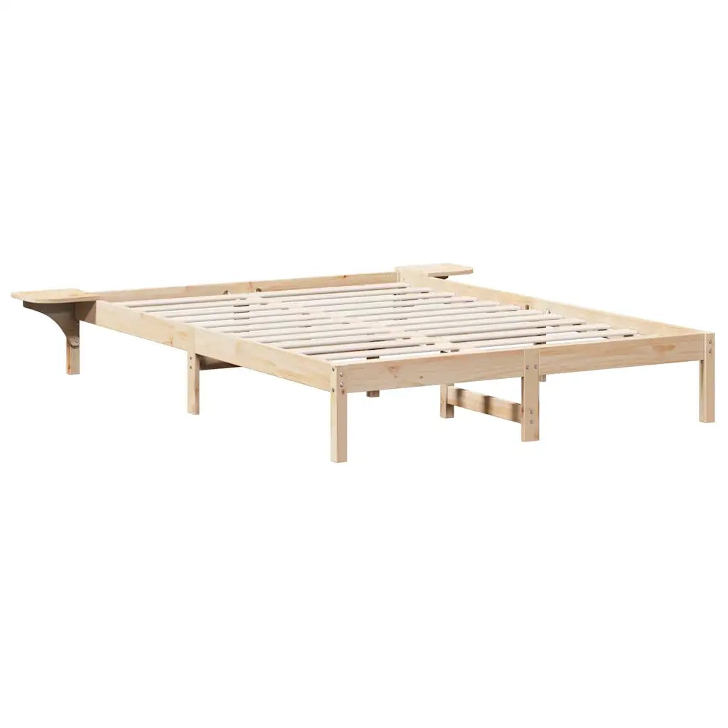 Struttura del letto Naturale 160 x 200 cm Pino massello 873181