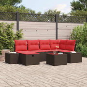 Set di divani 3 pz polyrattan 3360725