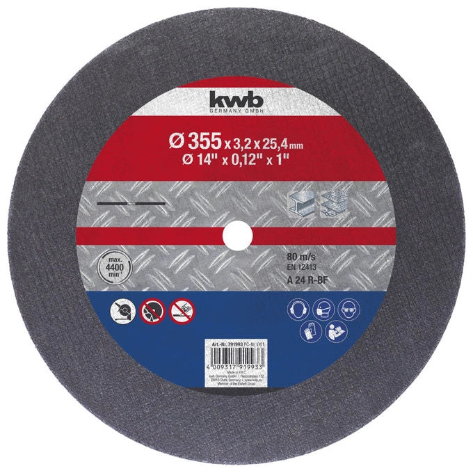 Yeppon Disco da Taglio 355 mm per Metalli Alta Qualita'