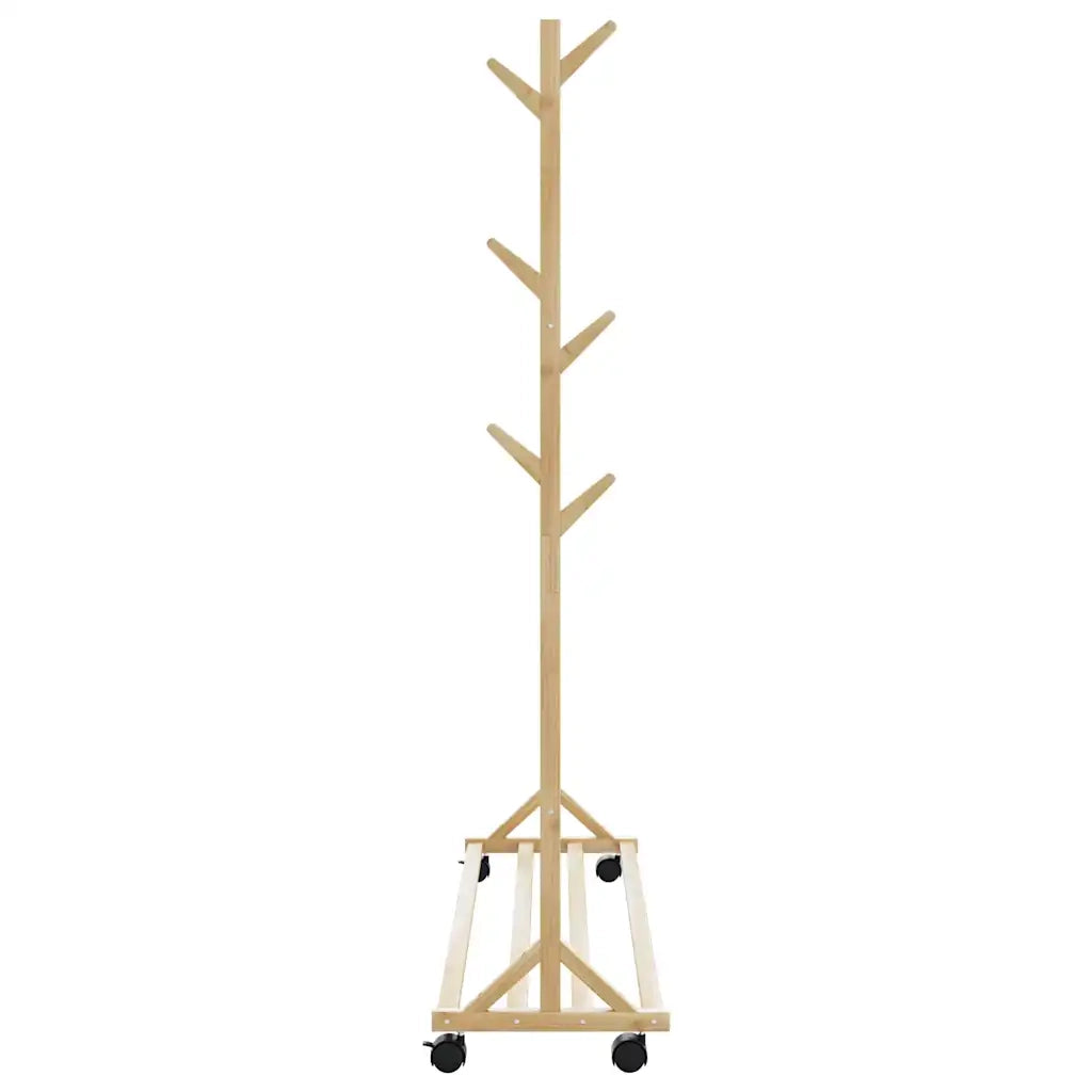 Appendiabiti con Ganci e Ruote 100x35x157 cm in Bamb¨´ CFW7635844