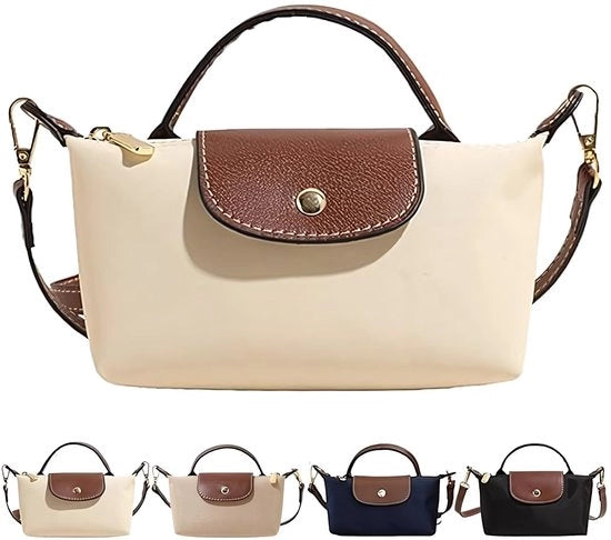 Borsa a Tracolla Mini - Borsa a Mano - Tasca a Tracolla - Tasca da Spalla - Tasca Impermeabile in Nylon - Cinturino Regolabile - Progettata per essere Leggera - Borsa a Tracolla