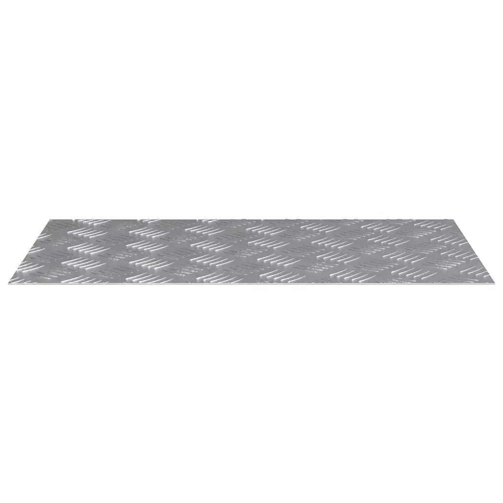 Gradini per Scale 2 pz | Tappetini per scale autoadesivi Argento 70 x 40 cm Alluminio