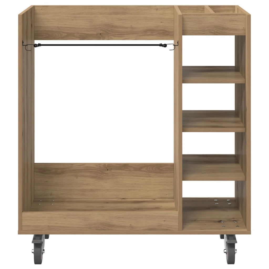 Armadio per Golf con ruota Rovere artigianale 90 x 45 x 98 cm 899470