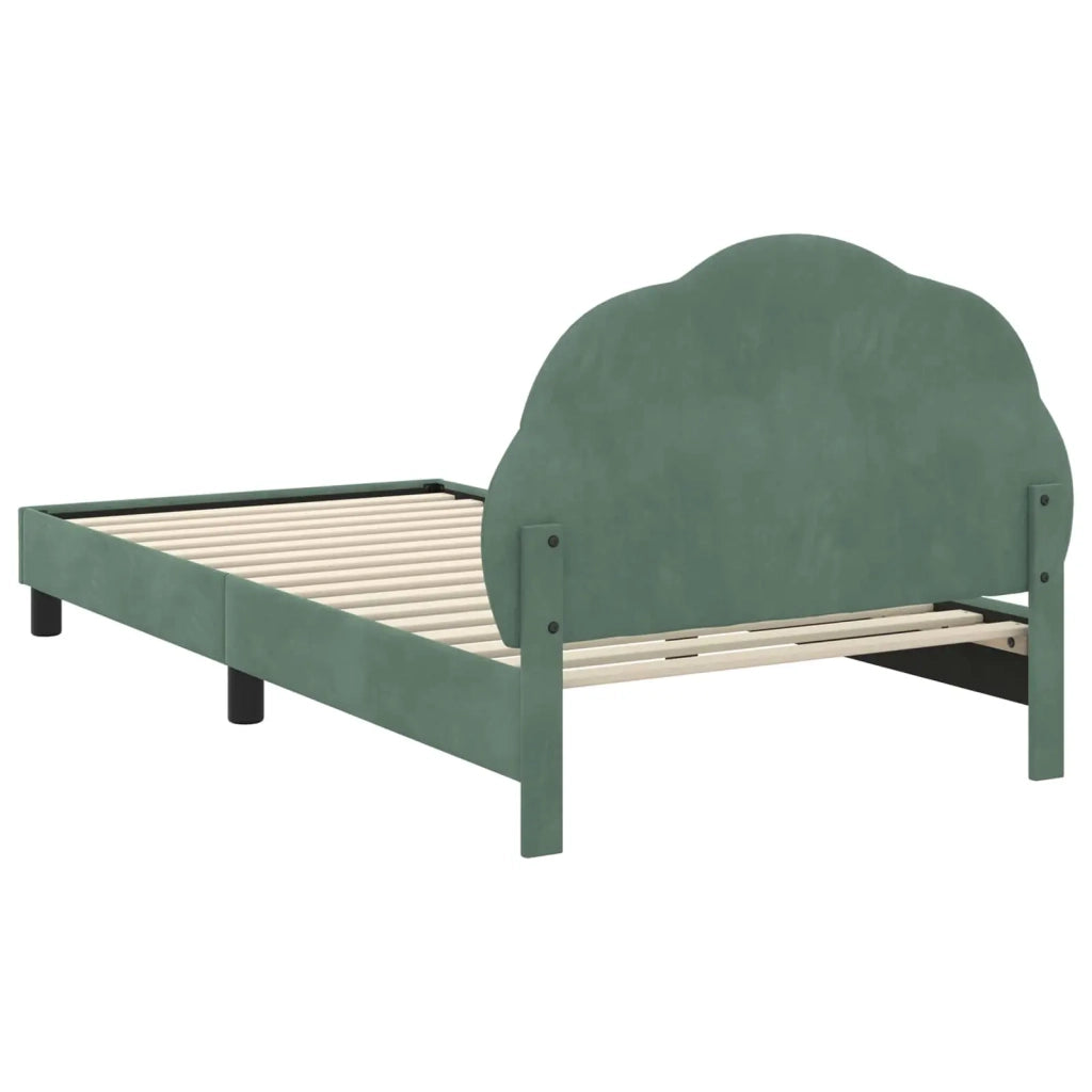 Struttura letto bambini con testata-Giroletto per bambini Verde Mare 90 x 200 cm 215110