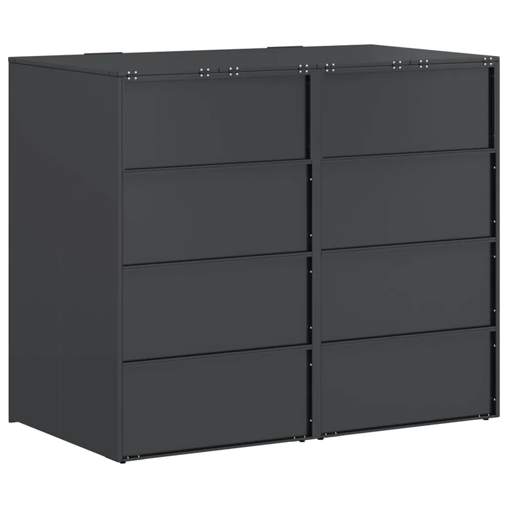 Contenitore per Rifiuti per 3 Bidoni 340 x 77.5 x 115.5 cm 3394768