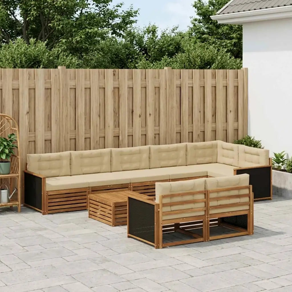 Set di divani da esterno con cuscino 9 pcs 3383526
